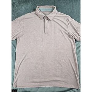 Free Fly Polo Shirt Mens Large Short Sleeve Performance Golf‎ Outdoor Athletic